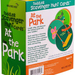 Toddler Outdoor Scavenger Hunt Cards at The Park, Toddler Games, Gifts for Ages 2, 3, 4
