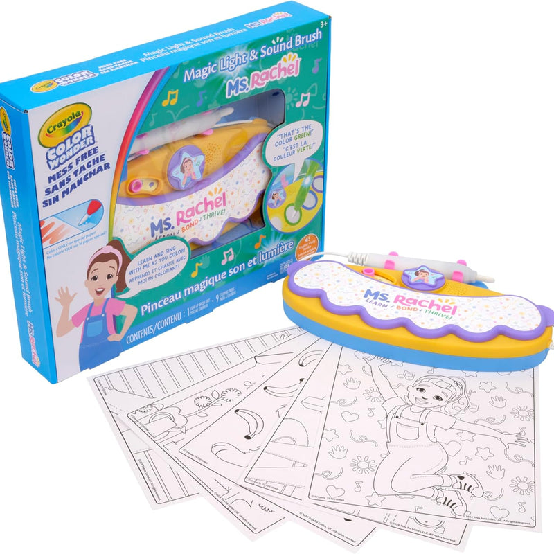 Crayola Color Wonder Magic Light Brush, Mess Free Painting Station for Kids, Gift for Kids & Toddlers