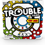 Hasbro Gaming Trouble Board Game for Kids Ages 5 and Up, 2-4 Players, Easy Setup, Classic Gameplay