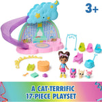 Gabby's Dollhouse Kitty Care Ear Purrfect Playroom – 17-Piece Playset with 4 Toy Figures, Dollhouse Furniture, Doll Accessories & Baby Doll Stuff for Kids Ages 3+