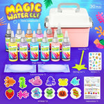 Magic Water Toy Elf Kit, Aqua Fairy Water Gel Kit for Kids, STEM Learning, DIY Craft Kit, 12 Magic Gels & 12 Molds, Age 3+