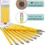Mr. Pen- Jumbo Pencils, 10 Pack with 1 Sharpener, Yellow Barrels | Smooth Black 2 HB Graphite Cores, Large Preschool Pencils, Smooth Writing Lead for Kindergarten, Kids and School Supplies
