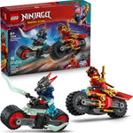 LEGO NINJAGO Kai's Motorcycle Building Toy for Kids, 2 Minifigures, Ages 6+, Building Blocks for Boys & Girls