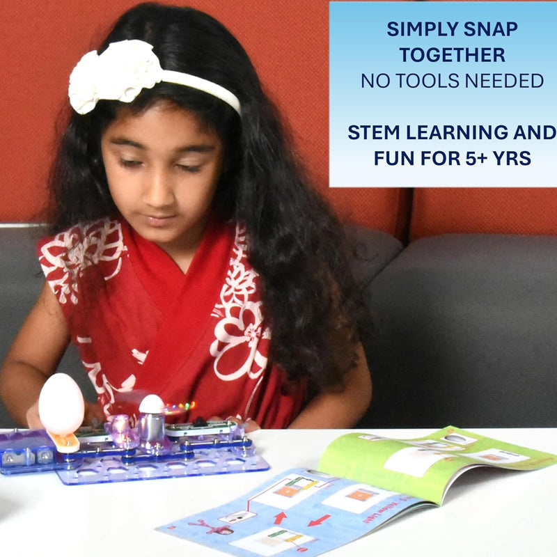 Snap Circuits Beginner: Hands-On STEM Kit for Ages 5-9 to Explore Electrical Engineering