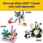 LEGO Creator 3 in 1 Cute Bunny Toy Building Set, 326-piece, 8+, 31162