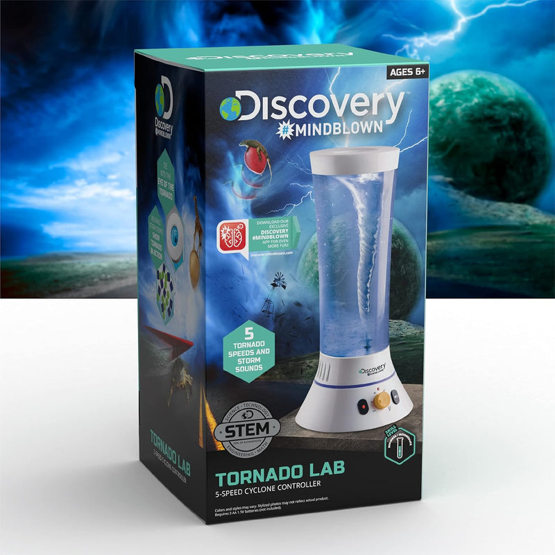 Discovery Tornado Lab 5-Speed Cyclone Controller Educational STEM Kit for Kids Ages 6+