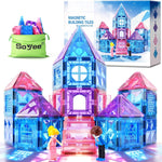 Soyee Diamond Magnetic Building Blocks Princess Toys for 3-8 Year Old Girls and Boys