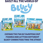 Bluey Super Fan Figurines for Toddlers Set, 11 Character Pack with Exclusive Figures, Toddler Figurine Toys Includes Bluey, Bingo & More, Ages 3+
