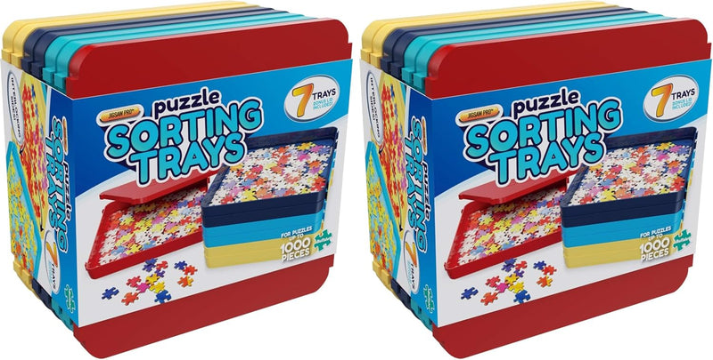 Buffalo Games - Puzzle Sorting Trays - 7 Count (Pack of 1)