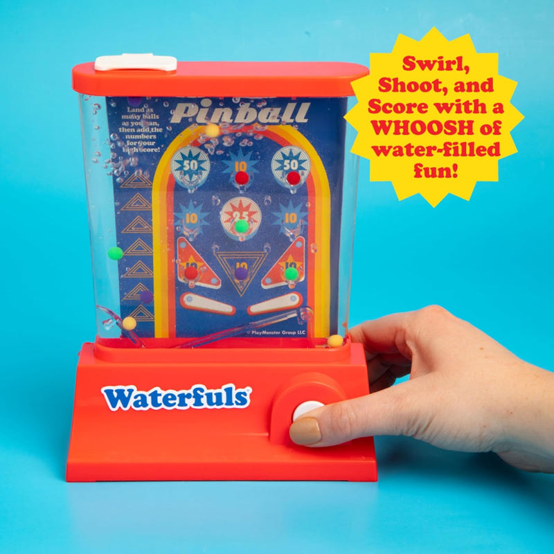 Original Waterfuls Handheld Games, Kids Retro Travel Games, Fidget Toys | Retro Travel Games, Fidget Toys, Water Games, Kids Games, Screen Free, 6 Interchangeable Back Panels