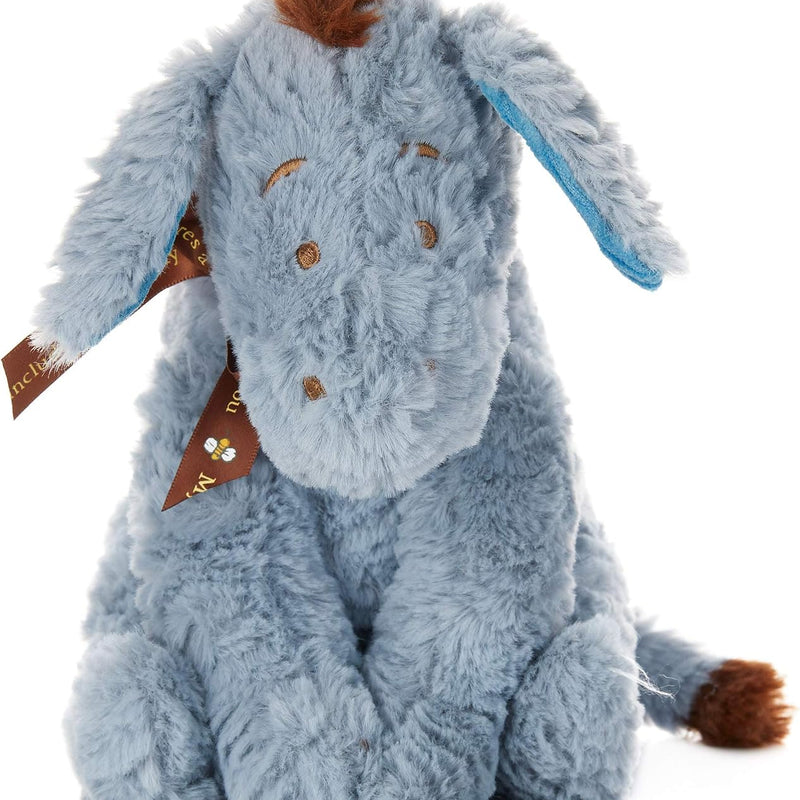 Disney Baby Classic Winnie the Pooh and Friends Stuffed Animal, Eeyore 9 Inches, 1 Count (Pack of 1), Gray,brown,blue