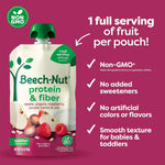 Beech-Nut Stage 4 Fruit & Veggie Baby Food Pouch Variety Pack, 18 Pouches