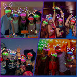 150PCS Glow Party Supplies: Glasses, Headbands, Rings, 100 Glow Sticks for Kids & Adults