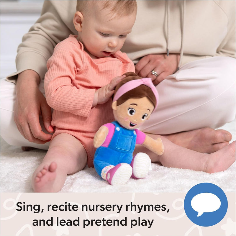 Ms. Rachel Cuddle & Comfort Doll, 11-Inch Soft Plush First Baby Doll | Super-Soft Friend for Hugs & Snuggles, Encourages Pretend Play, Baby Toys for Girls & Boys Ages 6 Months to 3+