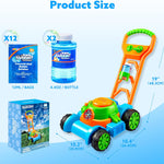 SLOOSH Bubble Lawn Mower Toddler Toy: Spill-Proof Bubble Machine for Indoor/Outdoor Play, Ages 1-3