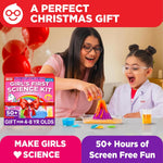 Doctor Jupiter Girls' Science Kit for Kids Ages 4-8, STEM Toy with 50+ Experiments, Learning and Educational Projects