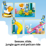 LEGO Bluey Playground Fun with Bluey and Chloe Sensory Building Blocks, Preschool Pretend Play & Learning Toys for Kids, 4 Year Old Girl & Boy Birthday Gifts
