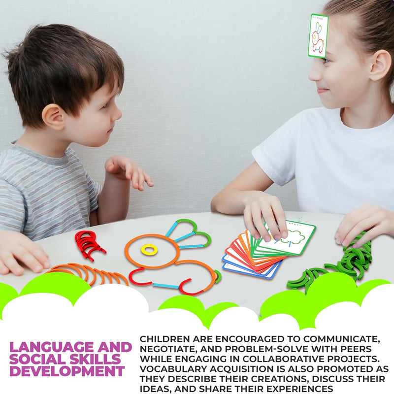 Puzgic Stem Kids Toys for Creative Learning: Safe and Durable Building Blocks for Preschool and Kindergarten