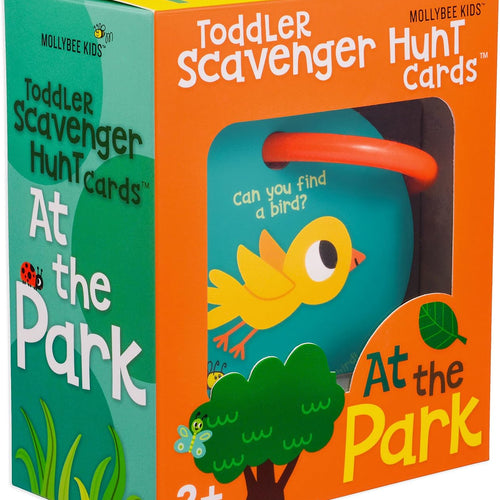 Toddler Outdoor Scavenger Hunt Cards at The Park, Toddler Games, Gifts for Ages 2, 3, 4