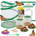 Insect Lore Painted Lady Butterfly Garden with 10 Live Baby Caterpillars and STEM Journal