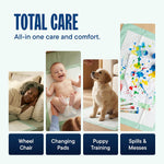 Chucks Pads Disposable [50-Pack] Underpads 17"x 24" - Pee Pads for Dog, Puppy - Diaper Changing Table Pad for Baby - Incontinence Bed & Chair Liners for Elderly - Pet Potty Training Pads - Leak Proof