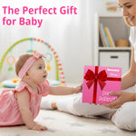 Yeeeasy Tummy Time Water Mat - Unique Pink Ocean Design for Baby Girls 3-12 Months