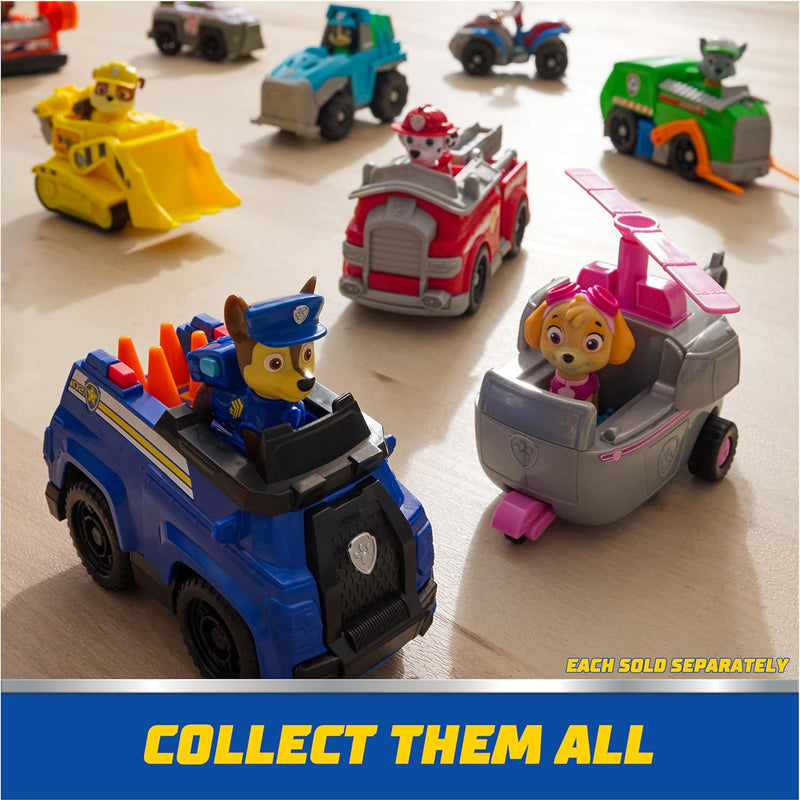 Paw Patrol, Rubble's Bulldozer Toy Truck with Collectible Action Figure, Sustainably Minded Kids Toys