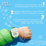 The Original Potty Watch Lights & Music Reminds Your Kiddo It's Time to Go | We Make Potty Training Fun! Water-Resistant, Plays Music & Lights Every 30, 60, or 90 Minutes. Pause for naps or night., Pink