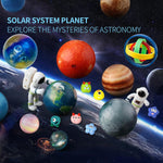 Solar System Planets Toys STEM Educational for Kids Non-Toxic, Space Astronaut Slime Ball Alien Monster Toy Set