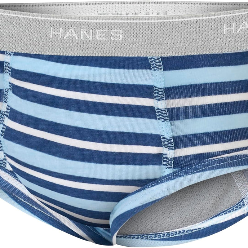 Hanes Boys' Potty Training Underwear, Light Leaks Toddler Cotton Briefs and Boxer Briefs, Multi-pack