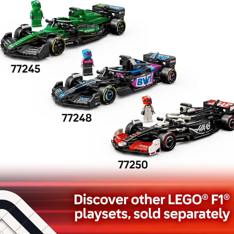 LEGO Speed Champions Ferrari SF-24 F1 Race Car Toy Kit for Kids, Age 10+, Building Set Display Play