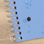 Five Star Spiral Notebook + Study App, 1 Subject, Graph Ruled Paper, 8-1/2" x 11", 100 Sheets, Fights Ink Bleed, Water Resistant Cover, Tidewater Blue (06190AA4)