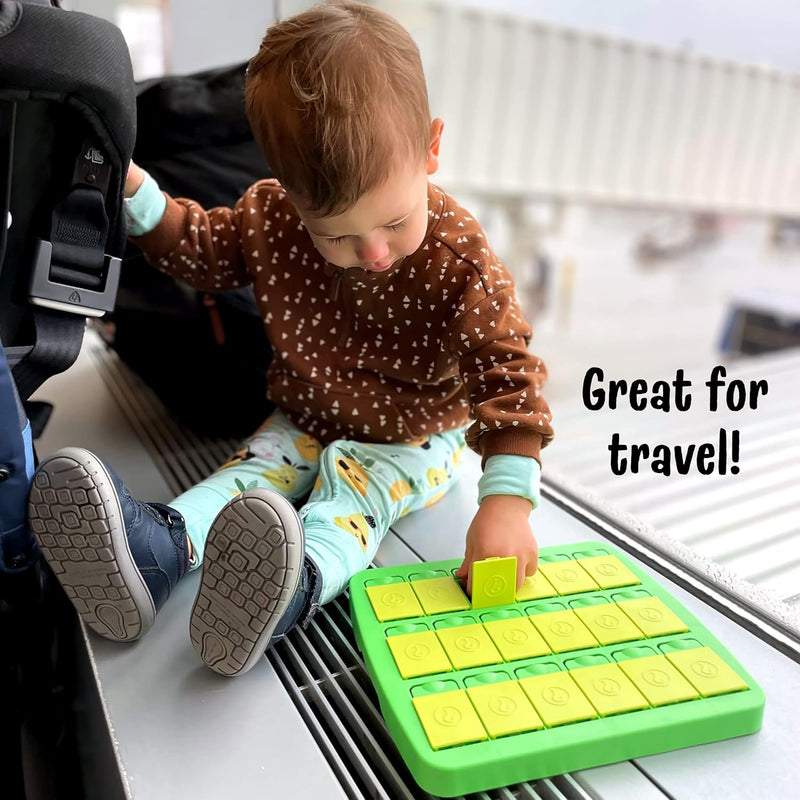 Genuine Fred MATCH UP Memory Snack Tray, Fun Interactive Snack Game for Kids, Travel Friendly Food Tray, Perfect Snacktivity for Picky Eaters