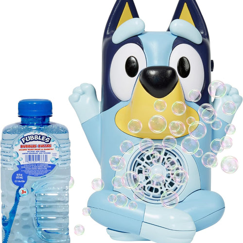 BLUEY No Spill Musical Bubble Machine: Mess-Free Fun for Toddlers and Kids