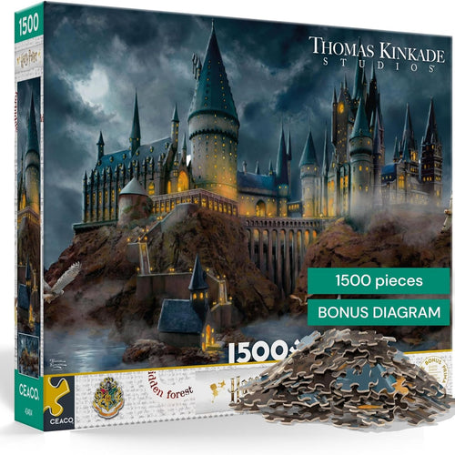 Ceaco Thomas Kinkade Harry Potter Hogwarts Castle 1500 Piece Jigsaw Puzzle