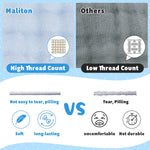 Maliton Muslin Baby Burp Cloths 6 Pack Large 20''x10'' 100% Cotton Burp Rags Absorbent and Soft 6 Layers Muslin Cloth Baby Essentials for Newborn(Zoo Pattern, Pack of 6)