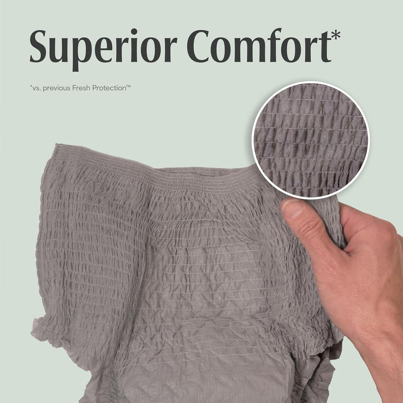 Depend Fresh Protection Adult Diapers for Men, S/M, 32 Count