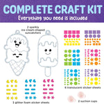 Creativity for Kids Sticker Sun Catchers Mini Craft Kit: Create 2 Suncatchers - Toddler Activities for Summer and Gifts, Arts & Crafts for Kids, Window Art for Kids (Ages 3+)