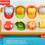 Fisher-Price Infant Activity Toy with 4 wood-accented activities for fine motor skill development
