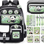 Fimibuke Capybara Backpack for School Girls, 30PCS Capybara Toddler School Supplies Stationery Set with Bookbag Pencil Case Pens Pencils Notebook for Back to School Kindergarten Elementary Student