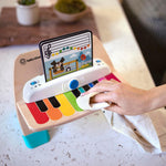 Baby Einstein and Hape Magic Touch Piano Wooden Musical Toddler Toy, Age 6 Months and Up