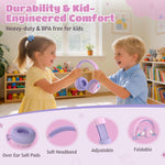Kids Headphones Bluetooth for Girls, Toddler Headphones Wireless for School | 85/95dB Volume Limited, 50H Playtime, Bluetooth 6.0, Built in Mic, Fast Charging for Tablet, iPad, Cellphone