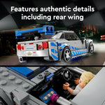 LEGO 2 Fast 2 Furious 76917 Nissan Skyline GT-R R34 Race Car Toy Kit with Minifigure, 2023