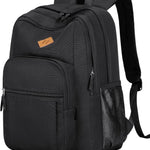 abshoo Classical Basic Womens Travel Backpack For College Men Water Resistant Bookbag (Black)