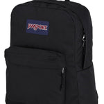 JanSport SuperBreak One Backpacks - Durable, Lightweight Bookbag with 1 Main Compartment, Front Utility Pocket with Built-in Organizer - Premium Backpack, Black
