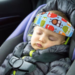 Head Support for Stroller Car Seat - Head Band Strap Headrest for Sleeping Traveling for Toddler Kids Children Child Baby Infant | Breathable Cotton, Adjustable Buckle Head Strap; Machine Washable; Road Trips and Travel Accessory for Toddler and Kids