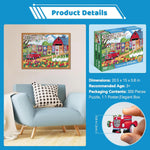 300 Piece Jigsaw Puzzle for Adults – Farmyard Delight with Quilts & Tulips– Challenging and Relaxing Puzzle for Game Nights, Gifts & Home Décor (20.5" × 15")
