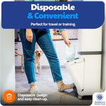 American Kennel Club Male Dog Wrap, Disposable Diapers with Wetness Indicator, Medium, 50 Count