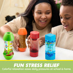 JOYIN 4-Pack Fidget Tubes: Sensory, Stress Relief Toys for Kids, Autism, Classroom