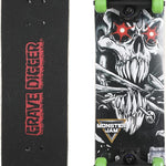 31 inch Maple Wooden Cruiser Skateboard with ABEC 5 Bearings for Kids and Teens